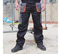 Result Work-Guard Lite Workwear Trousers (Breathable & Windproof) in True Black | Size: 4XL Result True Black 4XL