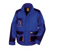 (L, Royal Blue/Navy) Result Work-Guard Mens Lite Jacket