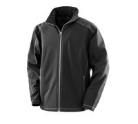 Result Work-Guard Men's Treble Stitch Softshell Waterproof Breathable Jacket
