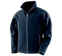 (16 UK, Navy) Result Work Guard Womens/Ladies Treble Stitch Softshell Jacket