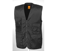 Result Workguard Adventure safari waistcoat R045X - Mens Gilet, 65% Polyester