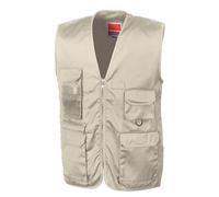 Result Workguard Adventure Safari Waistcoat with 11 Pockets for Anglers