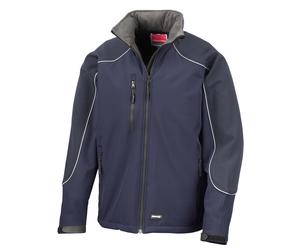 Result Workguard Hooded softshell jacket R118X - 3-layer bonded softshell