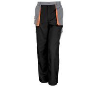 WORK-GUARD by Result Lite Trousers XS Black/Grey/Orange