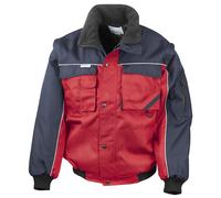 Result Workguard Work-Guard zip sleeve heavy-duty pilot jacket R071X - Unisex