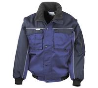 Result Workguard Work-Guard zip sleeve heavy-duty pilot jacket R071X - Unisex