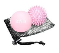 ResultSport Spiky & Lacrosse Ball Massage Ball, Set of 2 with Storage Bag