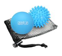 ResultSport Spiky & Lacrosse Ball Massage Ball, Set of 2 with Storage Bag