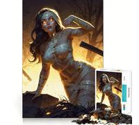 Resurection Mummy Girl 1000 Piece Jigsaws for Teenagers Puzzle Smart Game Group Play Image Assembly Wall Art Decor (50x75cm)