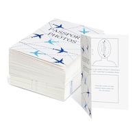 Resurhang 100 Pcs Passport Photo Holder Folders Passport Photo Folders with Compartment to Place Photos Safely for Customers Deliver Pictures, 5.31 x 3.54 Inch