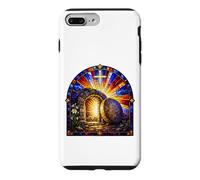 Resurrection Empty Tomb Cross Cathedral Mosaic Art Faith Case for iPhone 7 Plus/8 Plus
