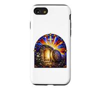 Resurrection Empty Tomb Cross Cathedral Mosaic Art Faith Case for iPhone SE (2020) / 7/8