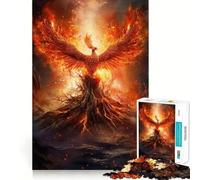 Resurrection Phoenix Jigsaw Puzzles 1000 Pieces for Adults Boost Memory Peaceful Fun Premium Cut Memorable Gift (38x52cm)