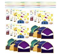 Resurrection Sticker | 12X Christian Decals with Ropes,Easter Jesus Scene Ornament Game, Handmade Craft Supplies for Boys Girls, Educational Activity