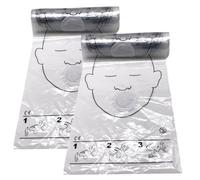 Resuscitation Face Shield Disposable CPR Face Shield 2 Roll Emergency First Aid Breathing Barrier for Adult Child Training Outdoor Workplace Safety