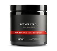 Resveratrol Supplement Capsules - Ultra High 98%+ Pure Trans Resveratrol - Bioavailable with Superior Purity - 60 Count Lab Tested