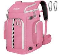 RESVIN Ski Boot Bag, 65L Durable Travel Backpack, 1680D Nylon Waterproof Snowboard Boot Bag, Skiing and Snowboarding Travel Luggage for Helmet, Goggles, Gloves, Outerwear & Accessories
