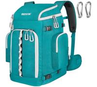 RESVIN Ski Boot Bag, 65L Durable Travel Backpack, 1680D Nylon Waterproof Snowboard Boot Bag, Skiing and Snowboarding Travel Luggage for Helmet, Goggles, Gloves, Outerwear & Accessories