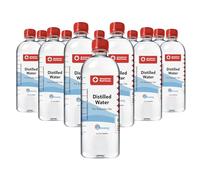 Resway American Red Cross Distilled Water 16.9 fl.oz. | General Multi-Use | Purified Distilled Water for Drinking, Baby Formula, Nutrition Powder, Aquarium Care | Everyday Use | 12 Pack