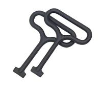 ReTaaj 2 Pack of 5 Inch Medium Duty Ductile Iron Loop Handle Manhole Lifting Keys