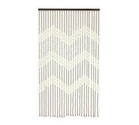ReTaaj Bamboo Wooden Beaded Door Curtains Room Divider Beads Window Decorations Penal Summer Blind Fly Curtain Screen Hook 180cm x 90cm
