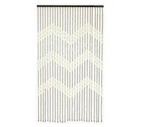 ReTaaj Beaded Bamboo Curtain Beautiful Hanging String Caravan Wooden Door Summer Blind Fly Mosquito Curtain Screen Room Divider Home Decoration 180 x 90cm (AJ052)