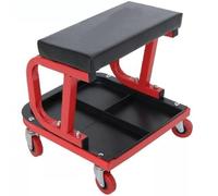 ReTaaj Mechanics Padded Trolley Car Garage Van Wheel Creeper Work Chair Heavy Duty Tool Seat 150kg Capacity