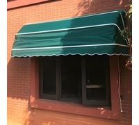 Retable French Curved Sun e Foldable UV Rain Shelter for Door & Window Customizable Green Color Perfect for Balcony Patio & Deck Outdoor Use