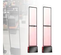 Retail Anti-Theft Equipment, AM 58Khz EAS Security, Acrylic Material, Wide Voltage 110-220V Retail Security Tags Tower, Sound and Light Alarm, Decorating the Storefront to Attract Customers(Black)