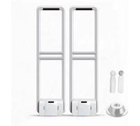 Retail Anti-Theft Tag Sensor Equipment, Includes 100 Security Labels And Decoder Shoplifting Alarm System For Bookstores, Reading Rooms, And Supermarkets