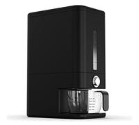 Retail Blade 25lb Rice Dispenser - Air Tight Grain & Rice Container With Easy To Use Dispensing, Measuring Cup, & Sponge - NEW Black Design Grain Storage Container