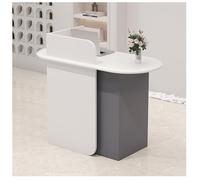 Retail Counter for Clothing Store Lockable Drawer Checkout Station Spacious Waterproof Workstation with Cable Management Durable & WearResistant (G 39.4"x19.7"x37.4")