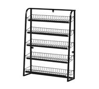 Retail Display Rack 5 Tier Snack Shelf For Drinks, Candy, Chips - Desktop & Floor Standing Supermarket Display Stand