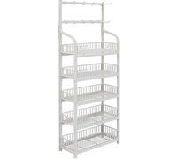 Retail Display Rack - Metal Storage Shelves for Supermarkets and Retail Organization - Easy Assembly,