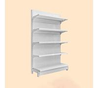 Retail Display Rack,Retail Gondola Shelving Display Rack - Supermarket & Convenience Store Shelves, Perfect for Grocery, Liquor, Office Supplies, Versatile Wall Unit, Sturdy 120x43x165cm De