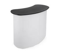 Retail Display Reception Desk Trade Show Shop Fitting Counter Exhibition Salon Mall Stand Table for New Portable Pop Up Podium Register Pull-Net Promotion Floor-Standing Free-Standing 132 * 40 * 90CM