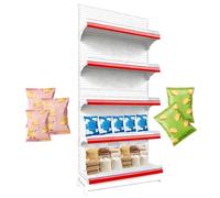 Retail Display Shelf, 5-Tier Heavy Duty Storage Rack for Grocery, Convenience Store, Office Supply, or Liquor Store