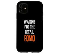 Retail Fomo. Bitcoin Crypto Design Orange Case for iPhone 11