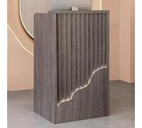 Retail Reception Counter Table with Drawer StorageOpen Cash Desk for Clothing Salon Hotel and ShopStylish and Functional Checkout Furniture