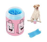 Retail Therapy Look Portable Paw Cleaner Silicone Brush Soft Pets Cleaning Kit Gently Cleans Paws After Walks