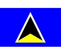 Retail Zone 5Ft X 3Ft 5'X3' Red, Gold, Blue Caribbean Flag for Outdoor Events