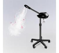 Retain time Facial Steamer, Face Steamer on on Wheels with More Steam, Adjustable Height for Face Steamer Suitable for Personal Home and Professional Personal Care Places，Moisturizing and Hydrating.