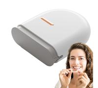 Retainer Case Box, Teeth Guard Holder, Large Capacity Storage Container, Spacious Interior Design, Case with Vent Holes for Braces, Invisible Aligner Organizer, 3.46x3.78x1.14 Inches