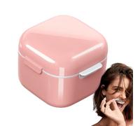 Retainer Case - Denture Bath Box | Denture Cup, Retainer Cleaning Case, Leak-proof Holder for Artificial Teeth, Invisible Braces Storage, Mouth Guard Holder, Aligner