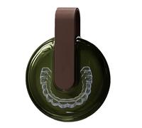 Retainer Case - Portable Aligner Clear Box Retainer Case with Lanyard, Large Capacity Mouth Guard Case, Tightly Closed Denture Box for School, Business Trip, Travel, Durable