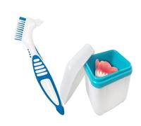 Retainer Case with Cleaning Brush - Retainer and Mouth Guard Storage Boxes - Durable, Ventilated, BPA-Free - Ideal for Aligners, Night Guards, Dentures, Invisalign