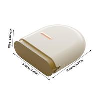 Retainer Case with Vent Holes, 2 Retainer Case Denture Box, 8.8x9.6x2.9cm Retain-er Holder, Pull Out Invisible Grinding Teeth Guard Holder, Portable Braces Storage Box for Women, Men, Adult
