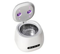 Retainer Cleaner, 52kHz Aligner Detergent, 4.33x4.72x5.11 Inches Portable UV Retainer Cleaning Machine, Compact Design, Ideal for Watch Strap, Denture, Jewelry, Home, and Travel