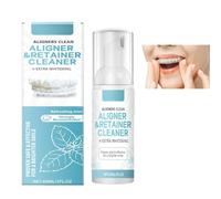 Retainer Cleaner & Aligner Foam - Clear Cleaning Solution for Mouth Guards, Teeth Retainers & Aligners | Whitening & Freshening | 60ml Foam.Ideal for Teeth Alignment