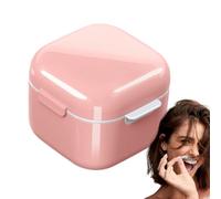 Retainer Cleaner Case, Retainer Holder Case, Retainer Case, Denture Bath Box, Aligner Case with Drain, Portable Retainer Container Case, Retainer Holder Cleaning Case, Mouth Guard Holder